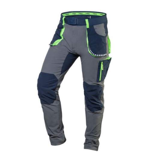 Pantaloni de lucru slim fit, elastici in 4 directii, model Premium, marimea XXL/56, NEO MART-81-231-XXL