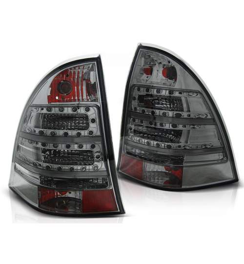 Stopuri LED compatibile cu Mercedes C-CLASS W203 KOMBI 00-07 Fumuriu LED KTX3-LDME62