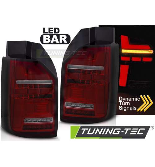 Stopuri LED LED BAR TAIL LIGHTS Rosu Fumuriu SEQ VW T6 KTX3-LDVWR7