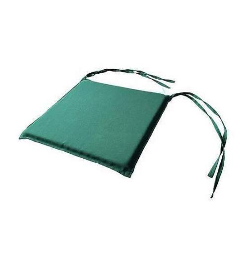 Perna patrata pentru scaun, verde 39x36x2 cm MART-802243