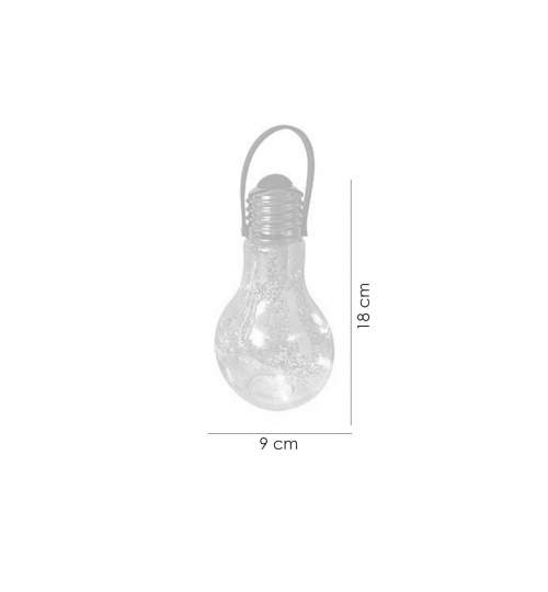 Lampa pentru gradina, tip bec, LED, set 24 buc, 1xAA, 9x18 cm, Stella MART-2171097