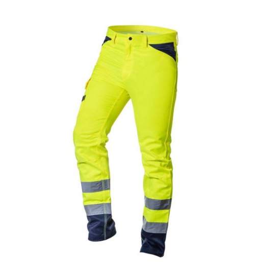 Pantaloni de lucru slim fit, reflectorizanti, model Visibility, marimea L/52, NEO MART-81-792-L