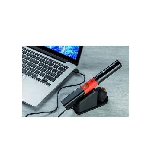 Pistol lipit electric reincarcabil, portabil, 8 W, USB MART-1622
