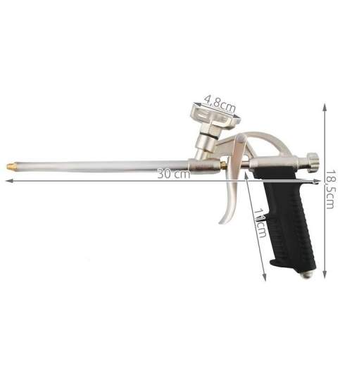 Pistol aplicat spuma, metalic, 30x18.5 cm MART-00000010-IS