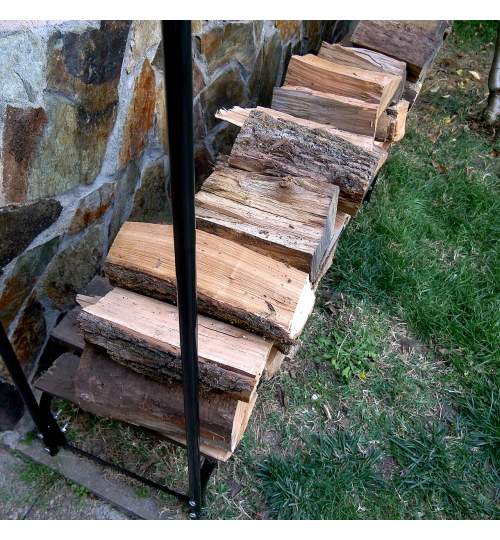 Suport depozitat lemne de semineu/sobe, 243x122x38 cm, max. 110 kg MART-2211287