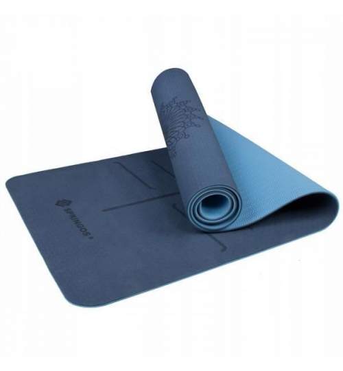 Saltea pentru Yoga, albastra inchis, 183x61x0.6 cm, Springos MART-YG0012