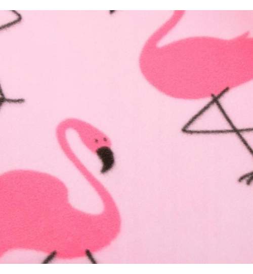 Patura picnic, model flamingo, roz, 150x180 cm, Springos  MART-PM013