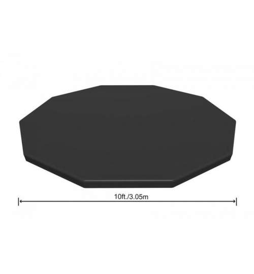 Prelata acoperire piscina, PVC, neagra, 305 cm, Bestway MART-8050059