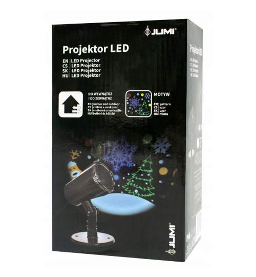 Proiector laser 3D, exterior/interior, LED, tema Craciun, IP44 MART-E-395282