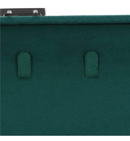 Cutie pentru bijuterii, catifea, verde, 28x19.5x7 cm, Springos MART-HA1043