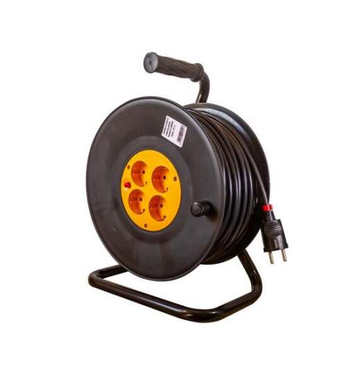 Prelungitor, derulator electric pe tambur, 30 m, 3x2.5 mmp, Gelux MART-GL-DR4E2530
