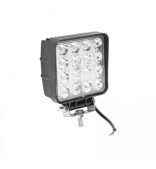 Lampa patrata LED 10.8 x 10.8 x 5.7 IP67 48W MALE-9284