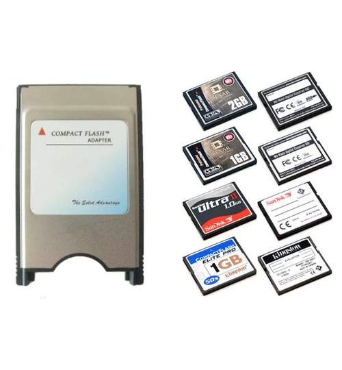 Adaptor Cititor pentru Carduri de Memorie CompactFlash