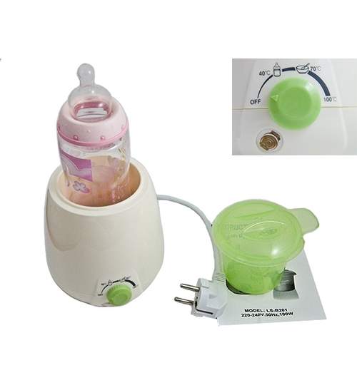 Incalzitor Electric pentru Biberon sau Mancare pentru Bebelusi cu Temperatura Controlata