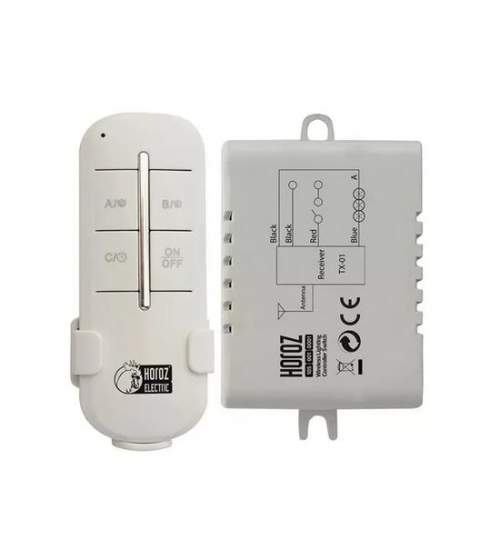 Intrerupator cu telecomanda Controller-1, 1X1000W, distanta operare 30-60 m FMG-0RMC-105-001-0001-010