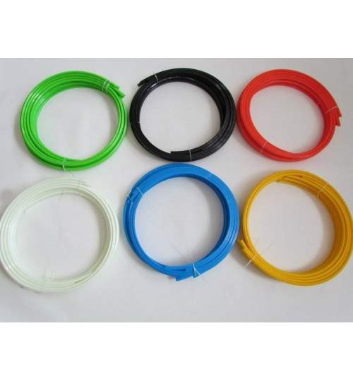 Inele ALM protectie jante plastic material flexibil ALB set 4 bucati MALE-7204
