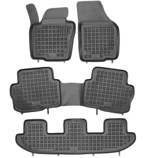 Covorase presuri cauciuc Premium stil tavita Seat Alhambra II 7 locuri 2010-2020 MALE-5398
