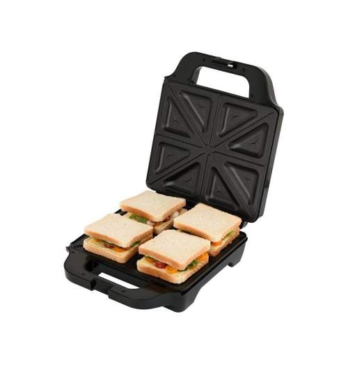 Sandwich-maker Lund, 1400 W, Inox, Placi nonaderente, 25x21 cm FMG-67520