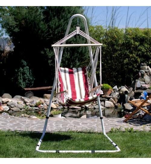 Hamac tip scaun, rosu, max 150 kg, 100x50 cm, Craig MART-802110
