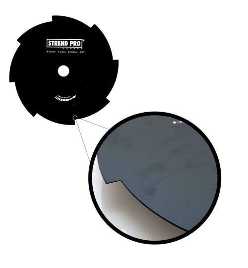 Disc circular pentru motocoasa/trimmer, 255x1.6 mm, 8 dinti MART-1130405