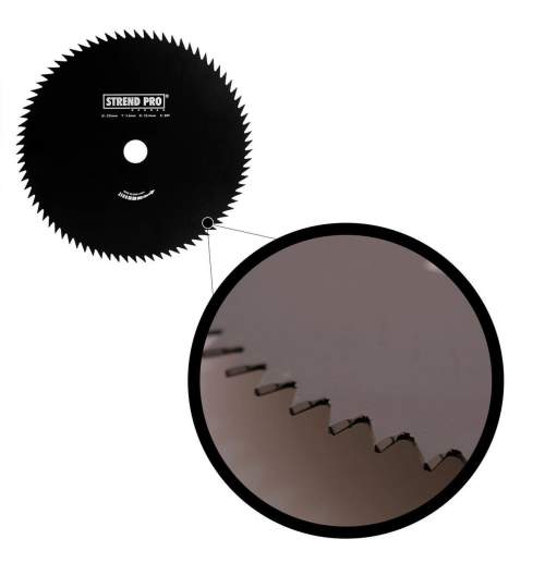 Disc circular pentru motocoasa/trimmer, 255x1,6mm 80 dinti MART-1130124