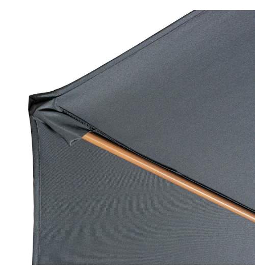 Umbrela gradina/terasa, cu articulatie, antracit, 300 cm, Roma MART-278816