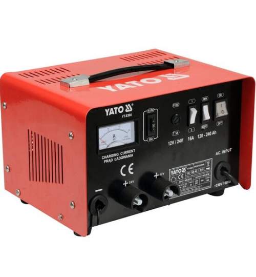 Redresor pentru baterii 12/24 V, Yato 120-240Ah, 20A FMG-YT-8304