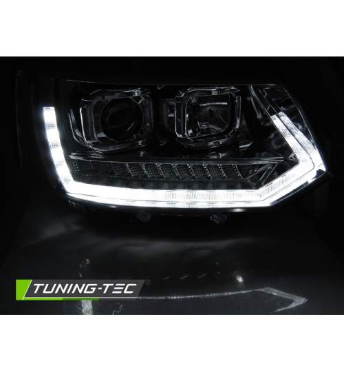 Faruri compatibile cu VW T5 2010-2015 LED TUBE LIGHT Crom T6 LOOK KTX3-LPVWS5