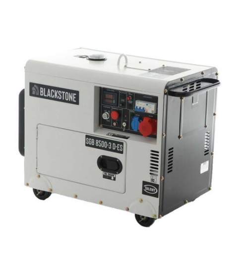 Generator Diesel Super Silent Blackstone SGB 8500-3, putere 6.3 kW, Trifazat, AVR, pornire la cheie FMG-K600438