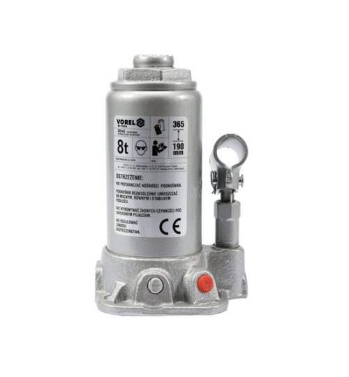 Cric hidraulic tip butelie, capacitate 8 T, ridicare 190-365 mm FMG-80042