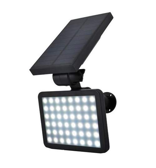 Lampa Solara Tip Proiector cu 48 de LED-uri, Lumina Alb Rece