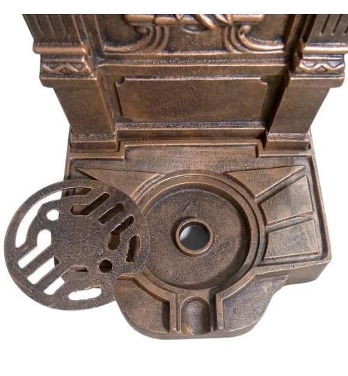 Chiuveta de gradina, fonta, bronz antic, 35x30.5x76 cm, Strend Pro MART-219794
