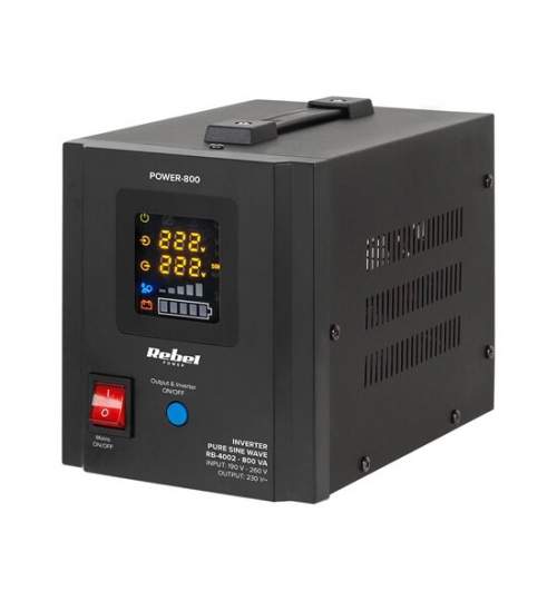 UPS centrale termice, sinus pur,  800VA/ 500W 12V FMG-LCH-RB-4002