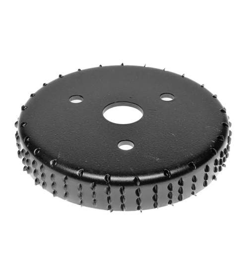 Disc circular slefuit, modelat, raspel, pentru lemn, plastic, cauciuc, beton celular, 120x22.2 mm, Dedra MART-F692010
