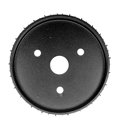 Disc circular slefuit, modelat, raspel, pentru lemn, plastic, cauciuc, beton celular, 120x22.2 mm, Dedra MART-F692010