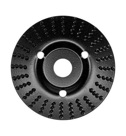 Disc circular slefuit, modelat, raspel, pentru lemn, plastic, cauciuc, beton celular, gradatie I, 125x22.2 mm, Dedra MART-F692004
