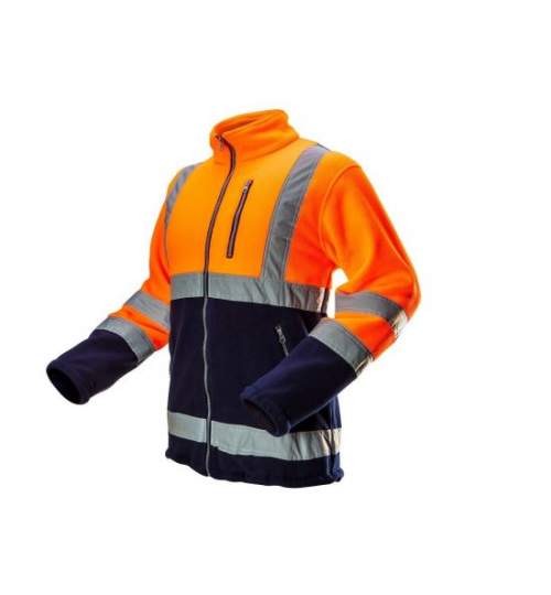 Geaca de lucru, reflectorizanta, lana polara, portocaliu, model Visibility, marimea L/52, NEO MART-81-741-L