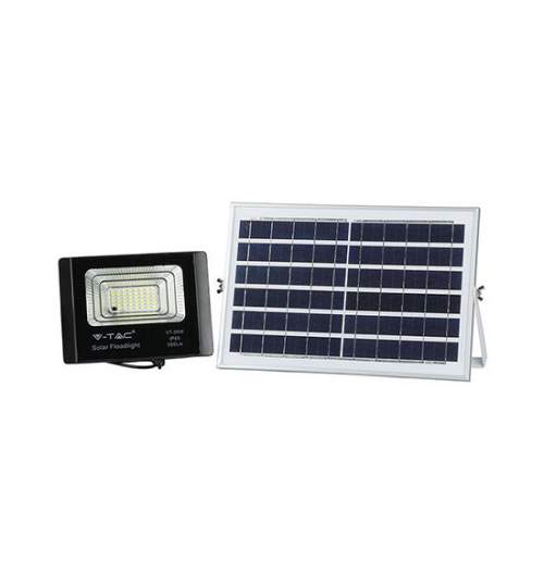 Proiector led cu incarcare solara 12W, 6000K, 550 lm, telecomanda, 205 x 50 x 170 mm FMG-ELP-SKU-94006