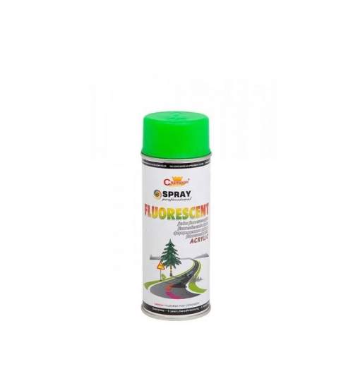 Spray vopsea verde fluorescent profesional 400ml MALE-19515