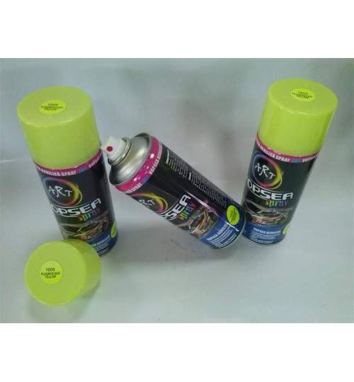 Spray vopsea galben fluorescent profesional 400ml MALE-18297