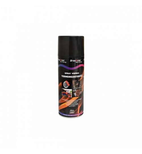 Spray vopsea rezistent termic etriere , universal 450ml Negru MALE-14664