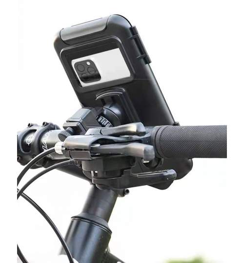 Suport telefon motocicleta / bicicleta 7,4” reglabil MALE-12452