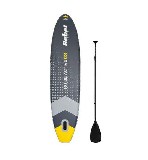 Paddleboard gonflabil, Rebel Active, dimensiuni 350x80x15 cm, Aripa centrala detasabila, glisabila FMG-LCH-RBA-4500