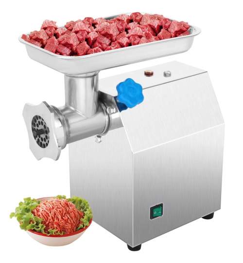 Masina de tocat carne Vevor 850W, capacitate 122 kg/h, Inox FMG-12DDTSBXGJRJ00001V2