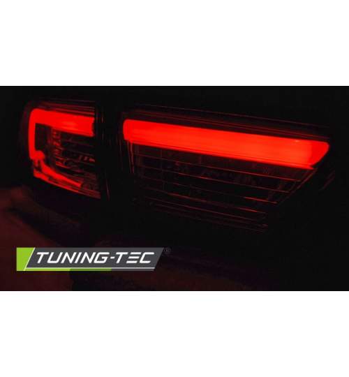 Stopuri LED compatibile cu Renault CLIO IV 13-16 Hatchback LED BAR Rosu Fumuriu KTX3-LDRE03