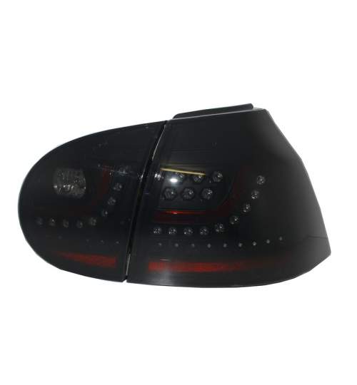 Stopuri LED compatibile cu VW Golf V 5 Fumuriu Negru Extrem Design Urban Style KTX3-TLVWG5S