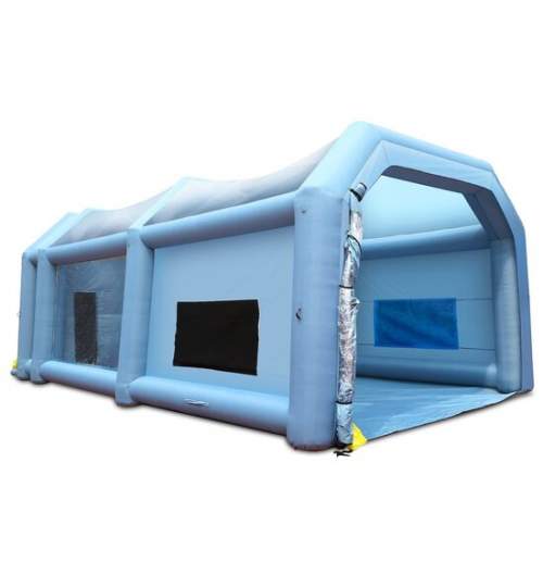 Cabina de vopsit, gonflabila, Vevor, 2 x suflante, 950/1100W, dimensiune exterioara 10 x 6 x 4 m FMG-CQSPQFLSS3320LZI3V2