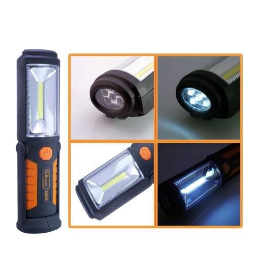 Lanterna lucru, LED COB, 3 W, 220 lm, USB, Richmann Exclusive MART-C6814