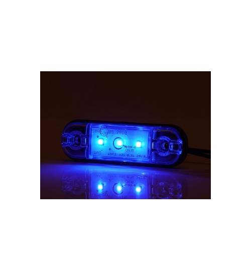 Lampa pozitie cu 3 leduri albastru W97.1-710BLUE MVAE-3323