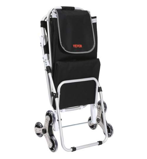 Carucior pentru cumparaturi cu scaun de odihna, Capacitate 50 l, Pliabil, Impermeabil, Greutate 3 kg FMG-GWSPLC75KGPP60JY4V0
